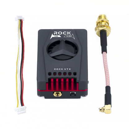 Axisflying ROCK 5.8G 3W Transmission d'image double cœur avec MLC anti-interférences intégré pour drone