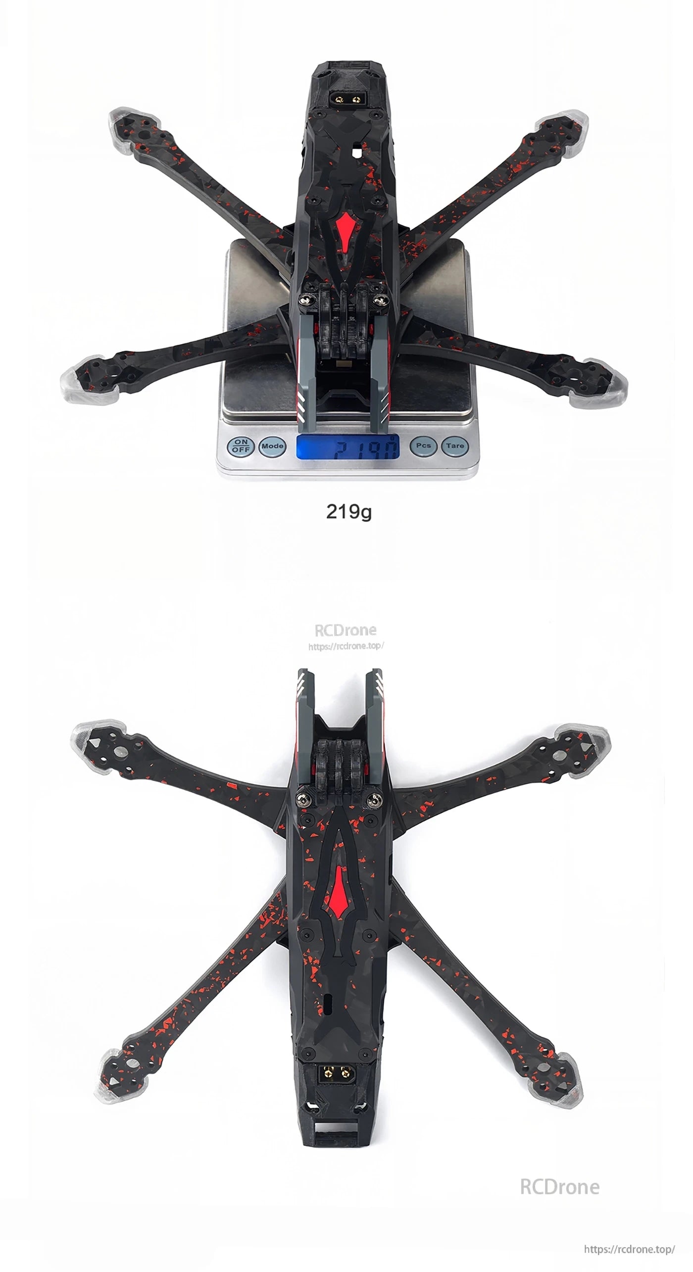 Manta 5 Pro Drone Frame, Drone frame details: Manta 5 Pro DC for 5-inch FPV with T700 carbon, LEDs, and VTX mount.