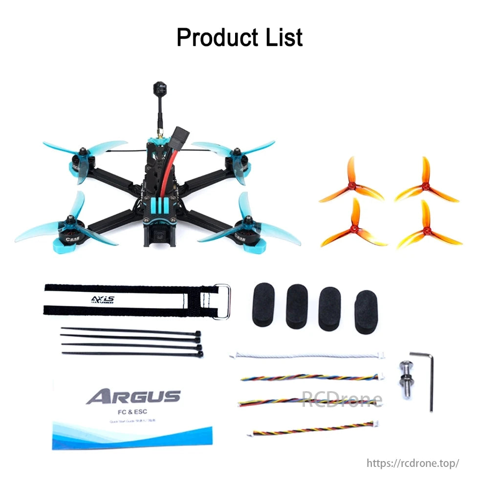 Manta5 FPV Drone, The MANTA5 has an innovative CNC aluminum frame structure and T700 carbon fiber for high durability and smooth flight.