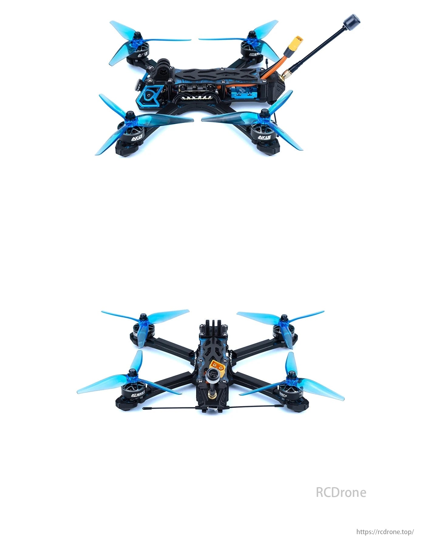 Manta5 Se Fpv Drone, The Axisflying MANTA5 SE Squashed X FPV Drone is a durable and precise 5-inch quad for beginners and pros.