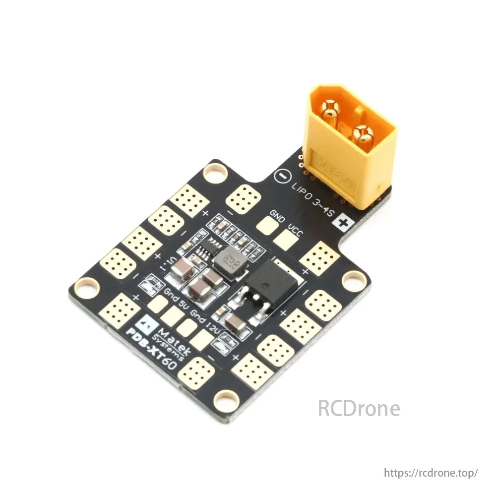 Mark4 5 Inch 225mm FPV, Mark4 5 Inch FPV power distribution board with XT60 connector.