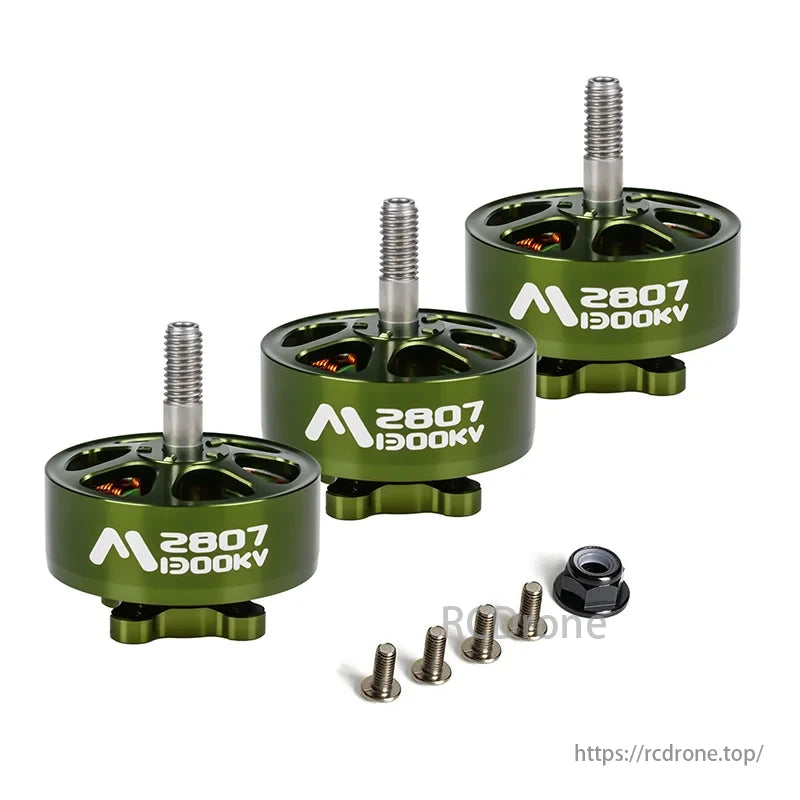 Mars M2807 Brushless Motor, The aircraft features a high-torque design providing smooth and responsive thrust suitable for both agile flight and efficient cruising.