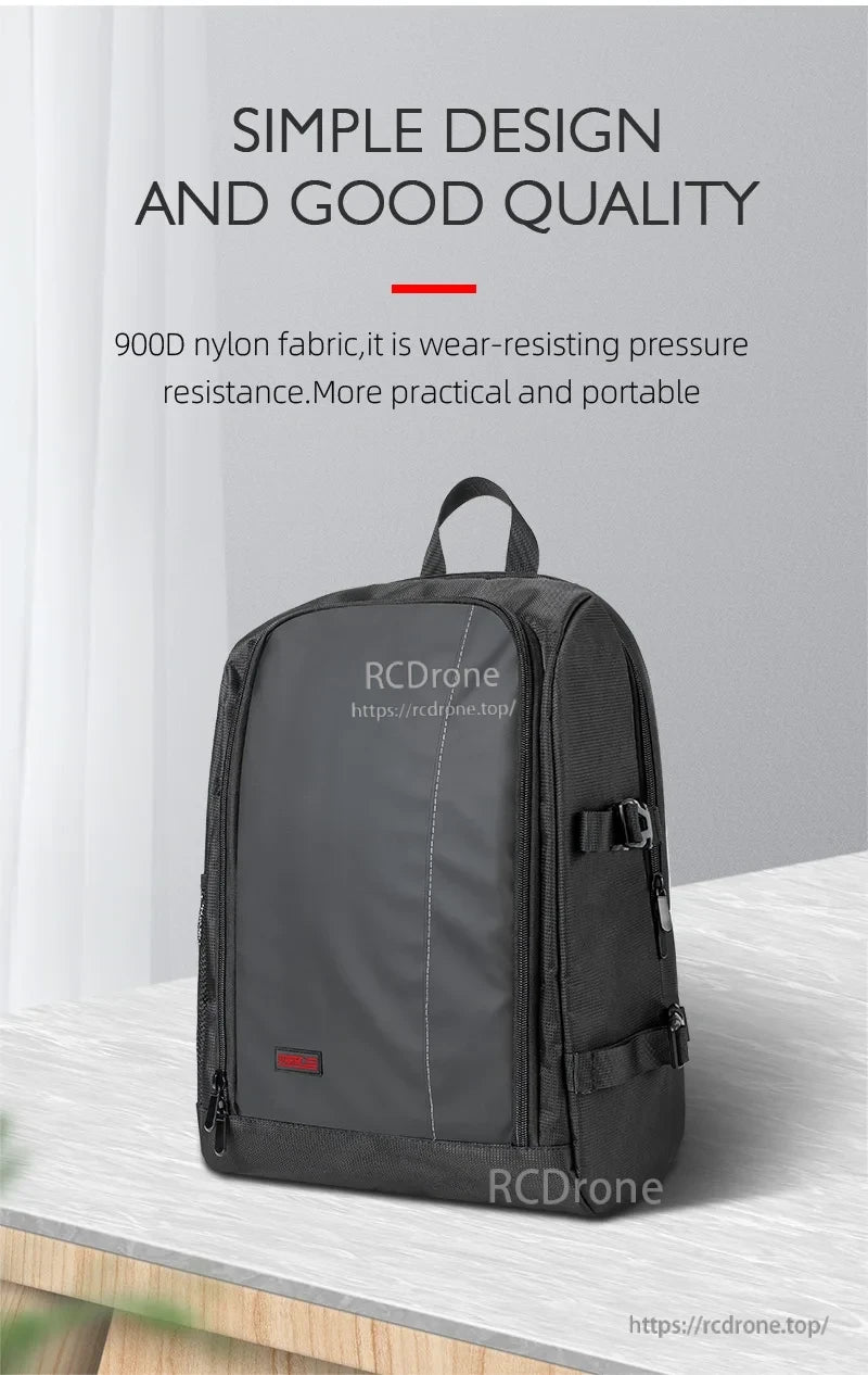Mavic 3 Pro Backpack, Durable 900D nylon backpack, wear- and pressure-resistant, practical, portable, and simple to use.