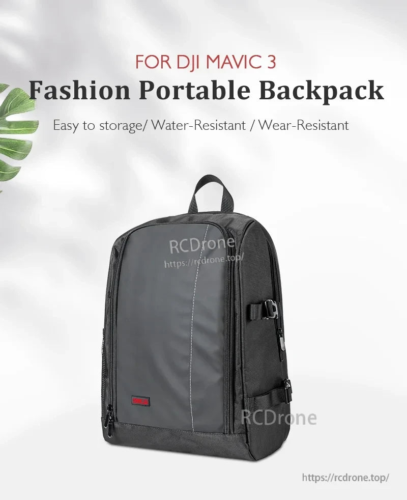 Mavic 3 Pro Backpack, Stylish, durable backpack for DJI Mavic 3, water- and wear-resistant, with multiple compartments for easy storage and portability. (24 words)