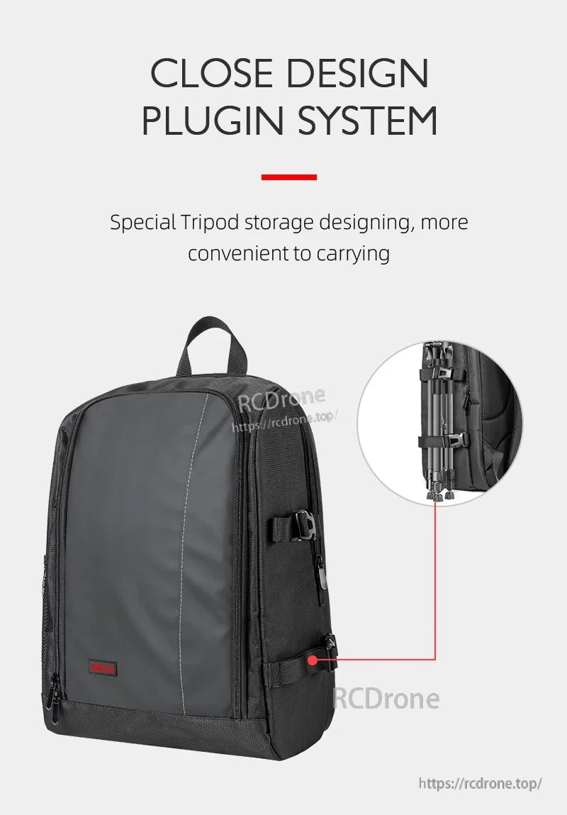 Mavic 3 Pro Backpack, Close design plugin system, special tripod storage, convenient carrying.