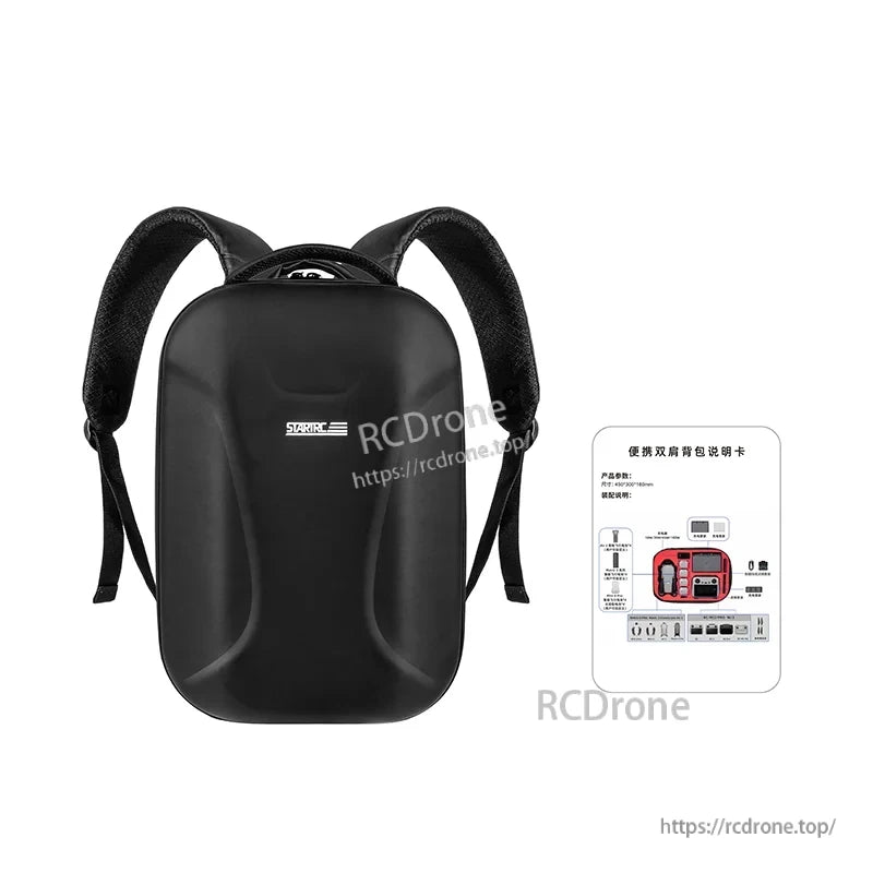 Mavic 3 Pro Storage Bag, Custom-cut EVA lining and PU+EVA shell provide protection against scratches, squeezing, bumps, and drops for gear.