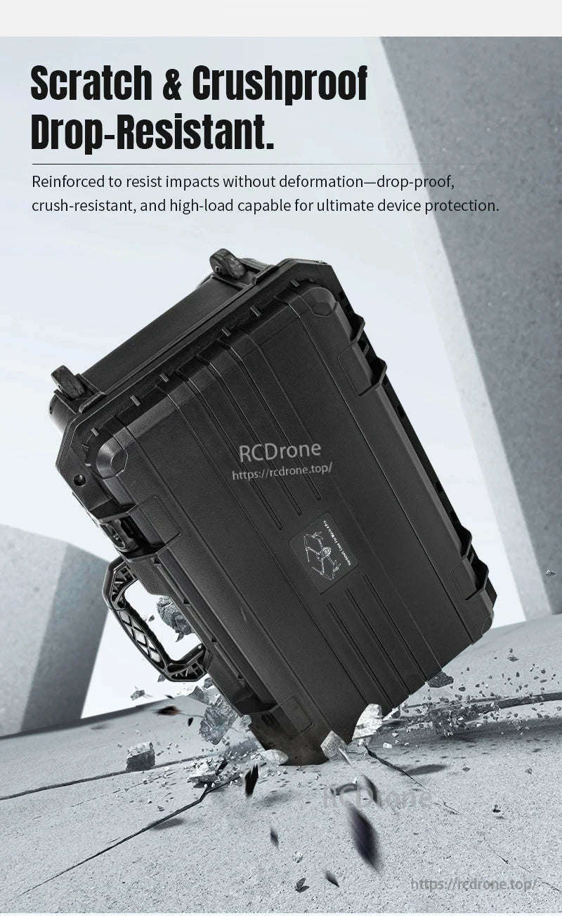 Mavic 4 Drone Case, Durable, scratch and crushproof drone with reinforced impact protection and high-load capacity for drop resistance.