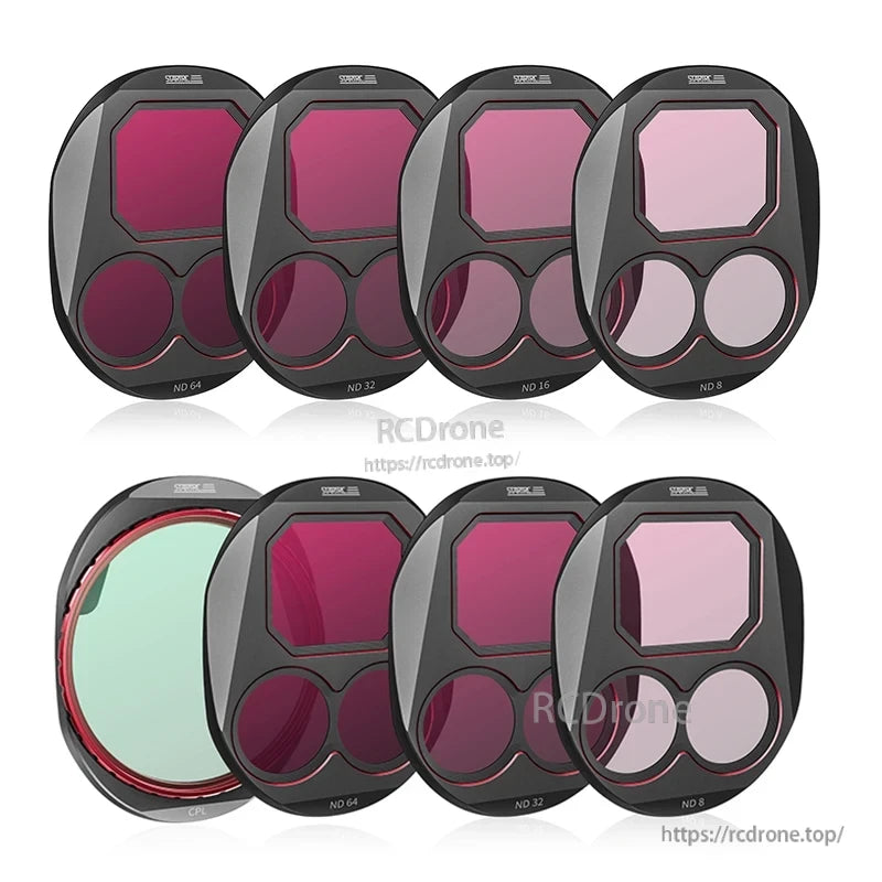 Mavic 4 Pro Filters, Coatings provide protection against water, dust, scratches for frequent outdoor use.