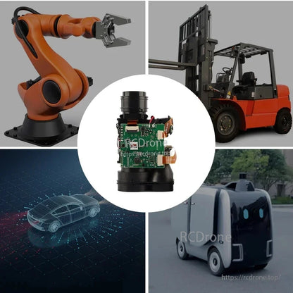 905nm Class 1 laser range finder with TTL/RS232/RS485 interfaces, ideal for robotics, automation, and vehicle systems.