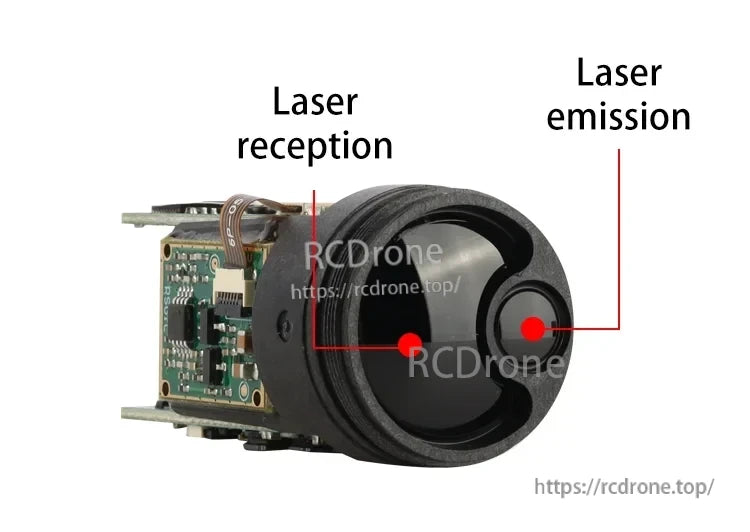Meskernel 700m Laser, Laser range finder with 3-700m measuring range, ±1m accuracy, and 0.1m resolution for industrial use in long-distance measuring and monitoring.