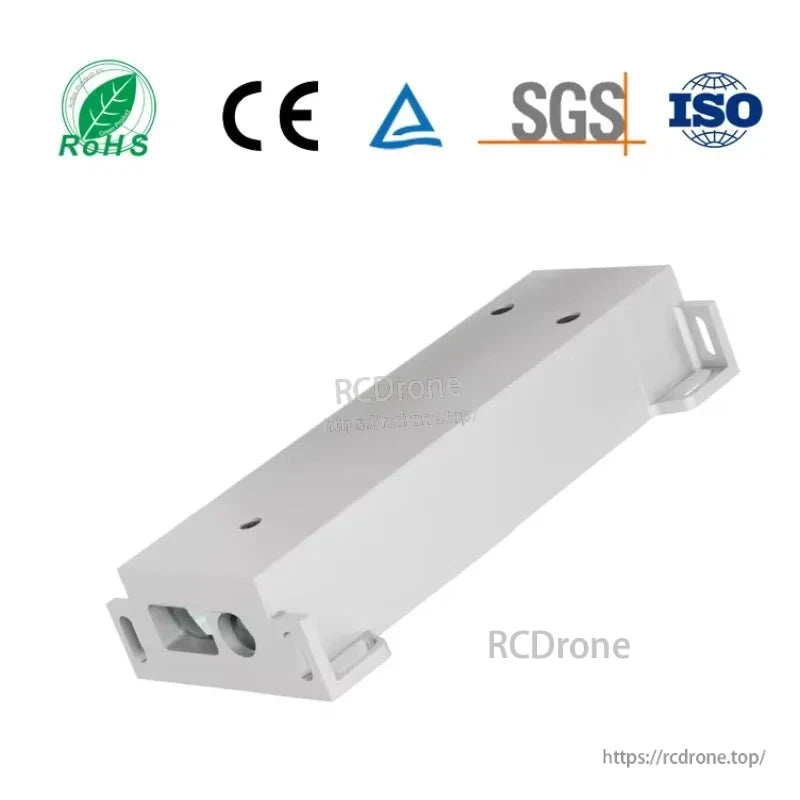 IP67 waterproof industrial sensor, 0.03–100m range, RS485/RS232/TTL output, Class II laser, RoHS, CE, SGS, ISO certified.