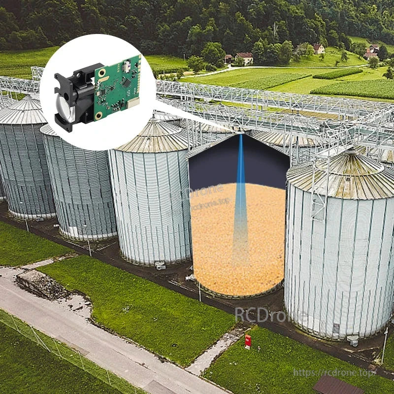 Meskernel LDJ-70 Laser Distance Measurement Sensor, 70m laser sensor with ±3mm accuracy, supports TTL, RS232, RS485, and Bluetooth for precise distance measurement.