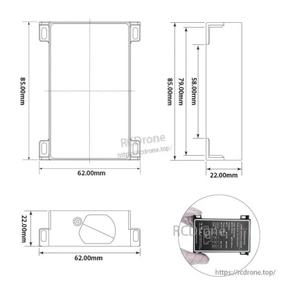 Meskernel LDJ-P4 Industrial Laser Distance Sensor, Meskernel LDJ-P4 laser sensor: 0.03–100m range, 1–3mm accuracy, RS485 output, IP54 rated, 4Hz measurement rate.