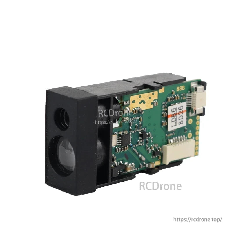 Meskernel LDK-80 Laser Distance Sensor, A compact device measures 45x25x12mm in size, has a volume of 48x26x13mm and weighs 10 grams.