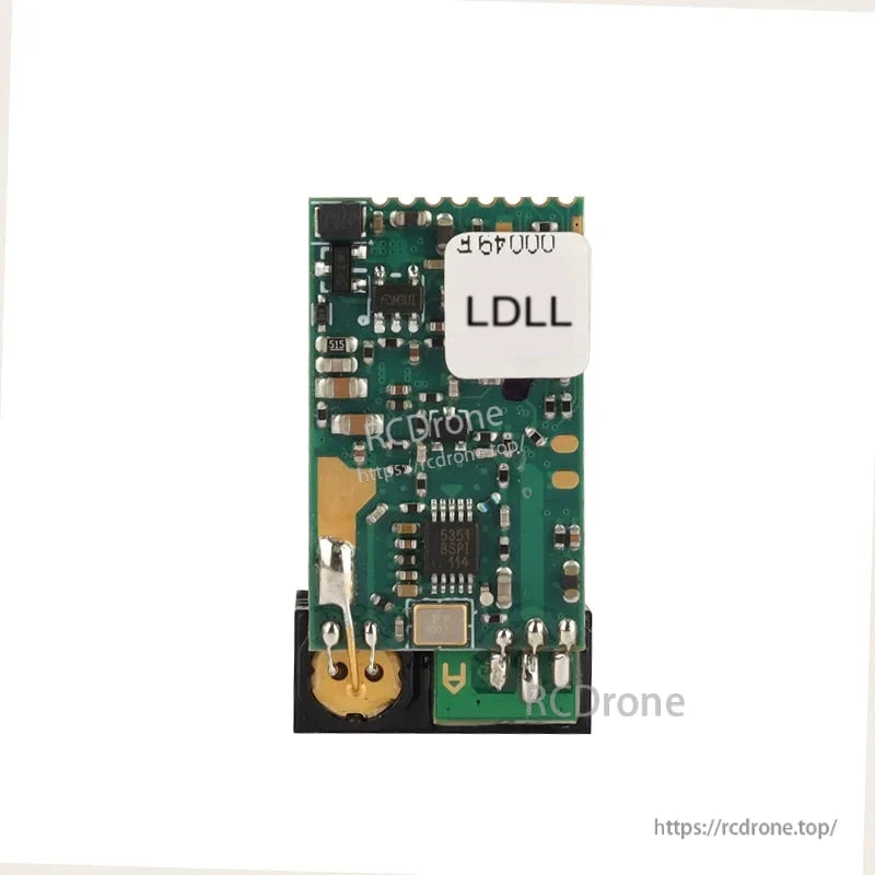 Meskernel LDLL05 5 m L‑Shape Laser Distance Sensor, LDLL05 5m L-shaped laser sensor, 0.03–5m range, ±1mm accuracy, red Class II, 3.3–5V, PNP output, compact Meskernel module.