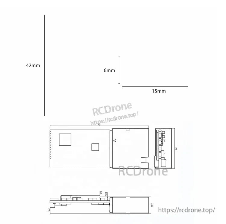Meskernel LDLL05 Laser Sensor, Meskernel LDLL05 L-Shaped laser distance sensor module measures 0.03-5m with ±1mm accuracy and has PNP output.
