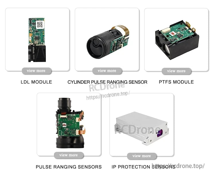 Meskernel LDLL05 Laser Sensor, LDL and PTFS modules with pulse ranging and IP protection sensors for precise cylinder distance measurement and environmental durability.