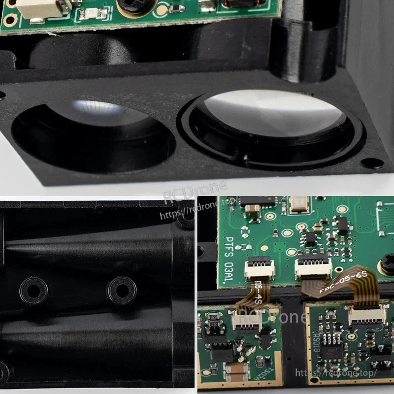 Meskernel PTFS-400 Mini Square Laser Distance Sensor Infrared Range Finder Module, 3–400 m TOF, 905 nm, RS232/RS485/TTL/USB/Bluetooth