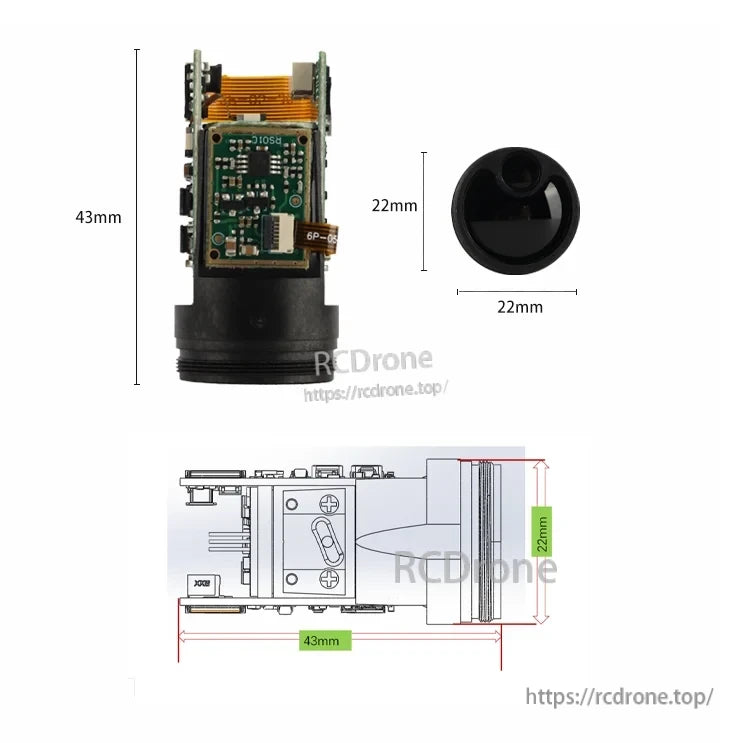 Meskernel TC Series 1000m Laser Distance Sensor, The technology is suitable for UAV distance measurement, security monitoring, and integrating with optoelectronic systems.