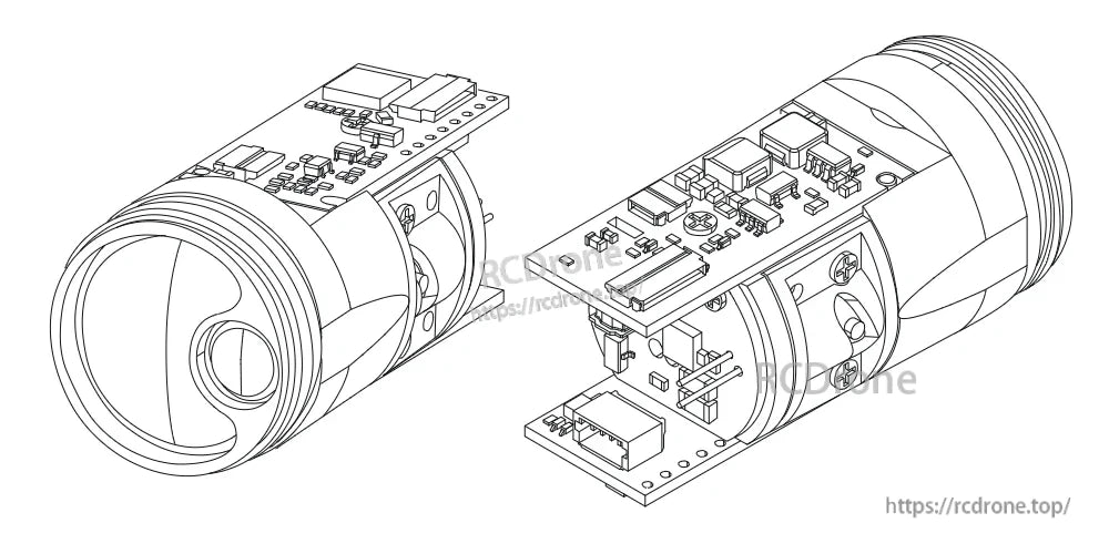 Meskernel TC22 1000m Micro Time of Flight Sensor, Typical applications include drone distance measurement, night vision and thermal imaging, tunnel and security monitoring, anti-collision systems, and optoelectronic pods.