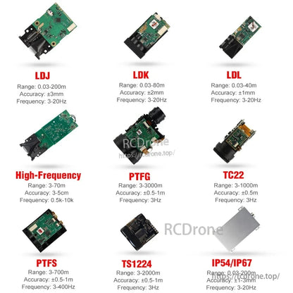 Meskernel TC22 1000m Micro Time of Flight Sensor, Meskernel TC22 micro time-of-flight sensor module for drone, Arduino, and gun sight with accuracy ±3mm and range up to 1000m.