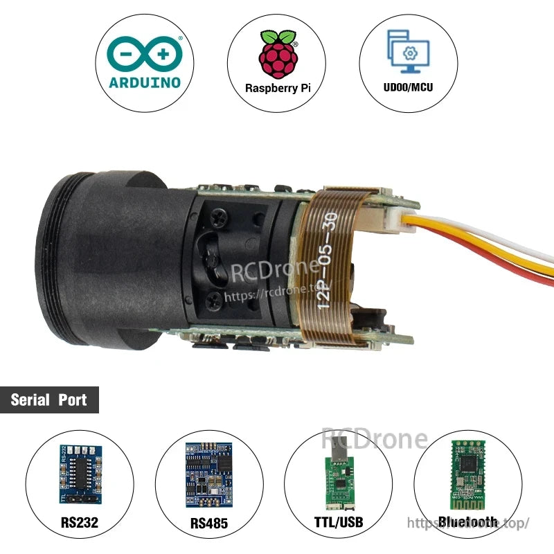 Meskernel TC22 Laser Sensor, Laser sensor compatible with Arduino, Raspberry Pi, MCU, serial ports, Bluetooth