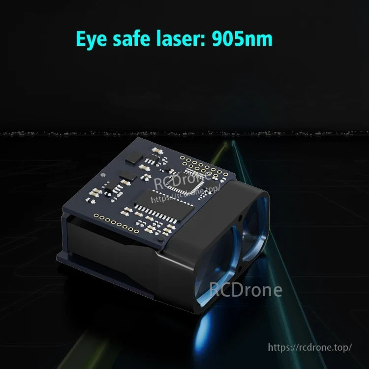 Meskernel TS1224 Laser Sensor, Laser technology enables secondary development using a 905nm semiconductor laser with TTL 3.3V interface for UART communication.