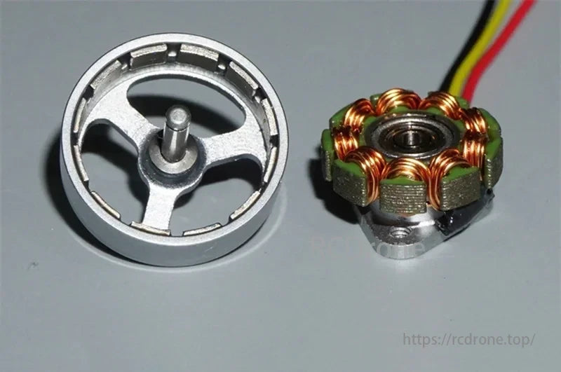 Mini 1103 15000KV 1S–2S Brushless FPV Motor, Mini brushless motor with 1.5mm shaft suitable for small drones like toothpick and whoop frames.