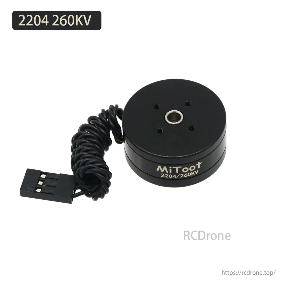 Mitoot Gimbal Brushless Motor 2204 260KV, designed for precise CNC and FPV applications, ensures smooth performance.