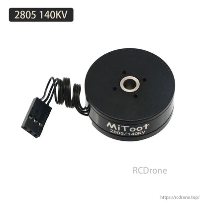Mitoot Gimbal Brushless Motor, Mitoot 2805 140KV brushless motor for gimbals.