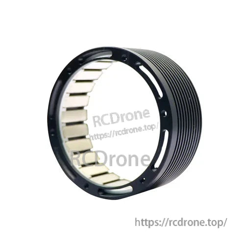 Motor device with outer rotor frameless design for torque applications, 24V powered, 2500RPM speed, and absolute encoder feedback.