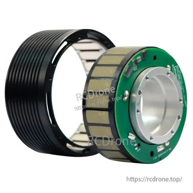 MyActuator FLO-50-15 outer rotor frameless torque motor: 24V, 2500RPM, 0.35Nm torque, 91.6W power, includes absolute encoder.