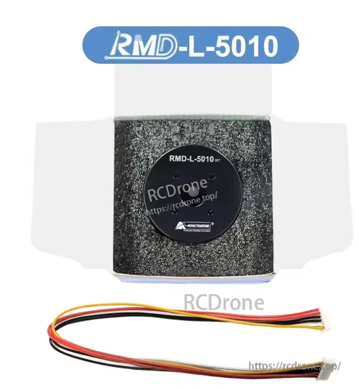 MyActuator RMD-L-5010-35T 24V 0.26Nm direct-drive servo motor for robotics, drones, and LiDAR applications.