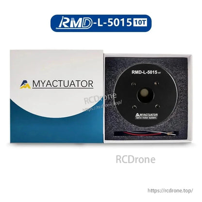 The RMD-L-5015 servo motor operates at 24V, supports CAN/RS485 communication, offers 0.001° precision, and is ideal for robots, gimbals, LiDAR, and turntables.