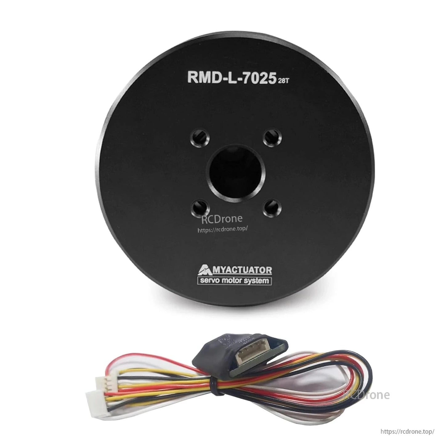 MyActuator RMD-L-7025 28T servo motor: 24V, 4.1N·m torque, 510RPM, suitable for robotics, drones, and LiDAR applications.