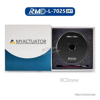 MyActuator L-7025 BLDC सर्वो मोटर – 24V, 4.1N·m पीक टॉर्क, 510RPM उच्च-सटीकता सर्वो रोबोटिक्स, ड्रोन & LiDAR के लिए
