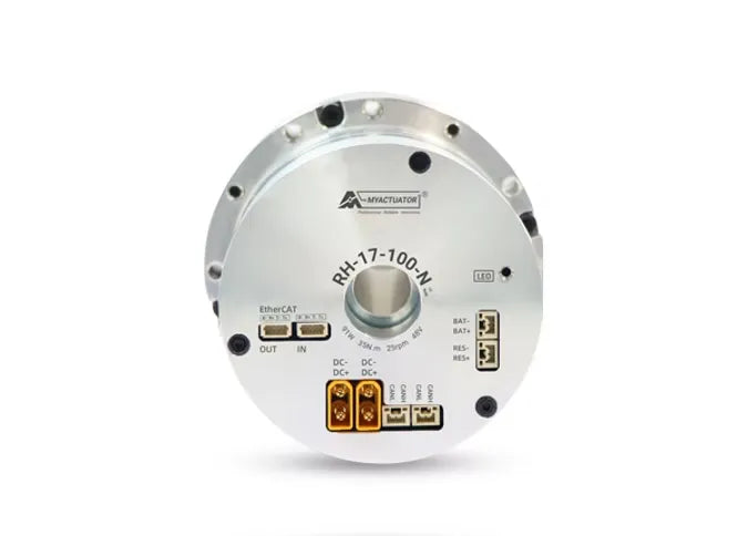 MyActuator RH-17 Hollow Harmonic Robot Joint Motor – 54N·m Peak Torque, 100:1 Gear Ratio, EtherCAT & CAN BUS, Dual ABS-17BIT Encoder
