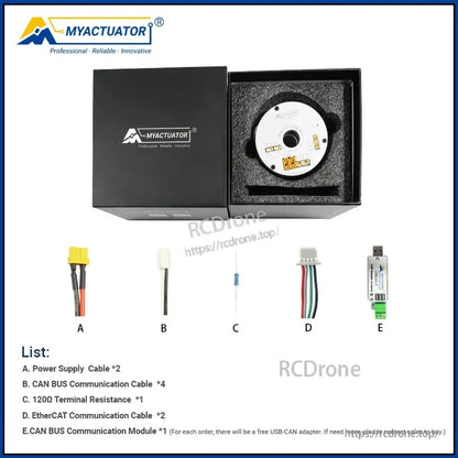 The Actuator RH-17 delivers high torque, precision encoders, multiple connectivity options, and comes fully equipped for reliable, easy setup.