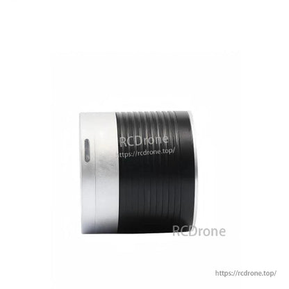 Side profile of H-50-15 motor with black ribbed корпус and small side slot detail