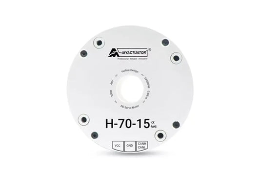 MyActuator H-70-15 Hollow Direct Drive Actuator, 48V, 2400RPM, 2Nm Peak Torque, CAN BUS, 1.5cm Hollow Shaft, High Precision
