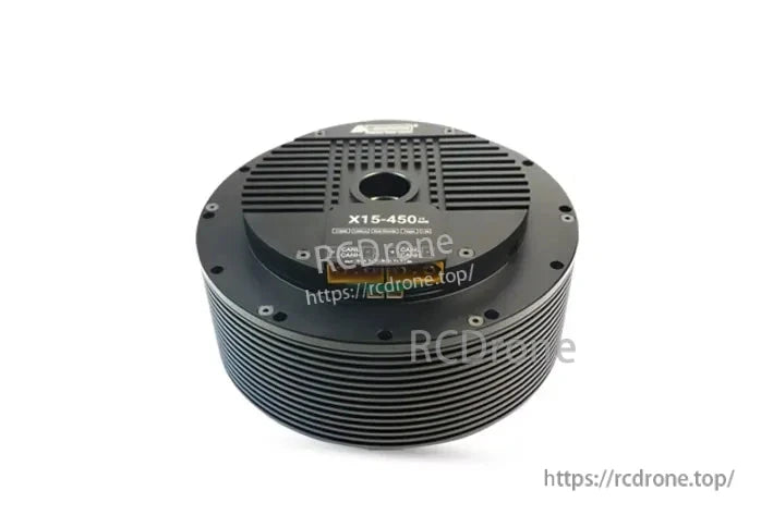 MyActuator RMD-X15-450: 72V, 145N·m rated, 450N·m peak, dual encoder, CAN BUS, EtherCAT, high precision.