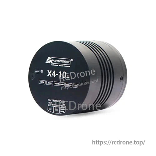 MyActuator X4-10 planetary actuator delivers 10N·m torque with dual encoders and EtherCAT+CAN communication.