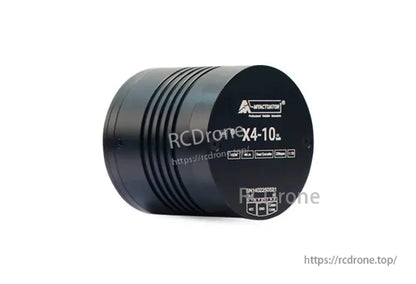 MyActuator RMD-X4-10: 10N·m dual-encoder drive with EtherCAT and CAN interfaces.