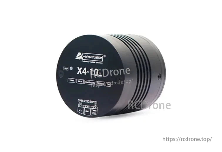 MyActuator X4-10 delivers 10N·m torque, features dual encoders, supports EtherCAT+CAN, ideal for robot joint drives.