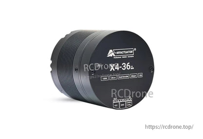 MyActuator X4-36 is a 34N·m DC brushless motor with dual encoders and EtherCAT/CAN bus communication.