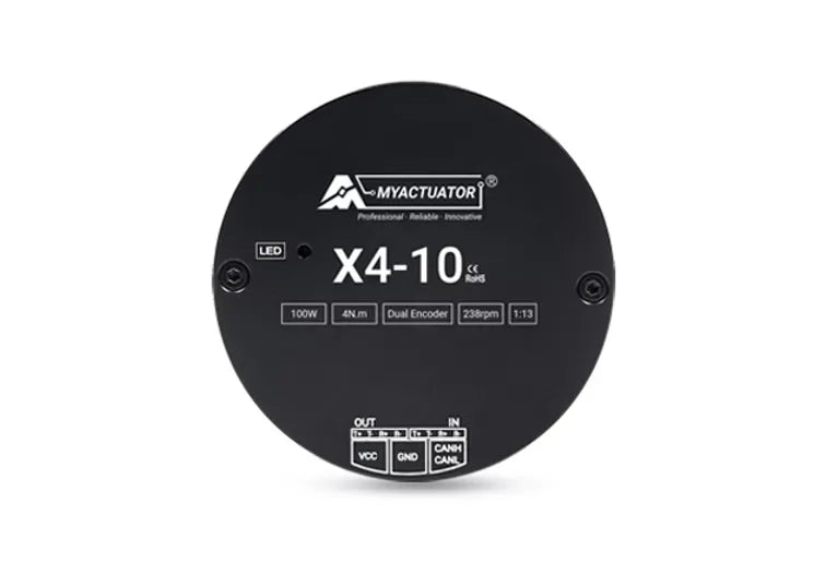 MyActuator RMD-X4-10 Planetenaktuator 10N·m Doppel-Encoder EtherCAT+CAN Roboter-Gelenkantrieb