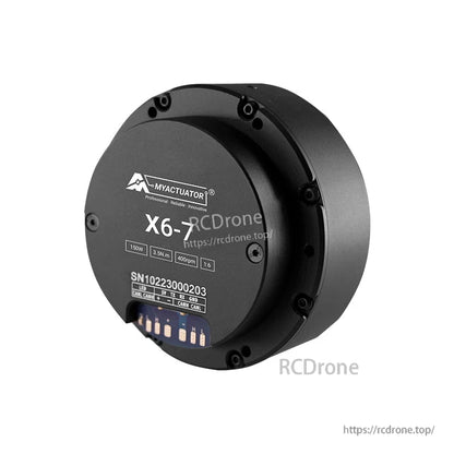 MyActuator X6-7: 150W, 3.5N·m, 400rpm, high-precision servo actuator with CAN/RS485 for robotics and automation.