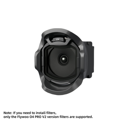 Flywoo O4 PRO camera TPU protector cover with UV filter opening, front view for DJI O4 PRO camera