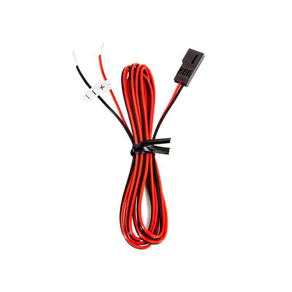 Futaba receiver charger cord NCC-14, 1500mm red/black wire with J connector and blank tinned leads