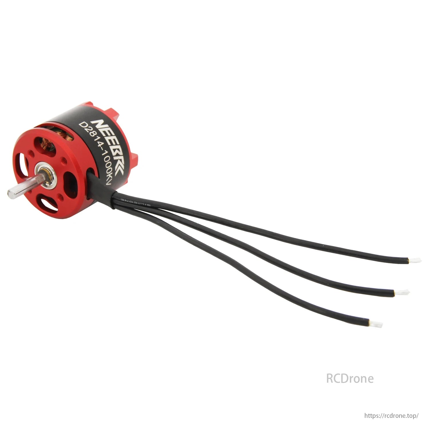 NEEBRC Outrunner FPV Motor, Specifications for various drone models, including motors, batteries, and suggested props.